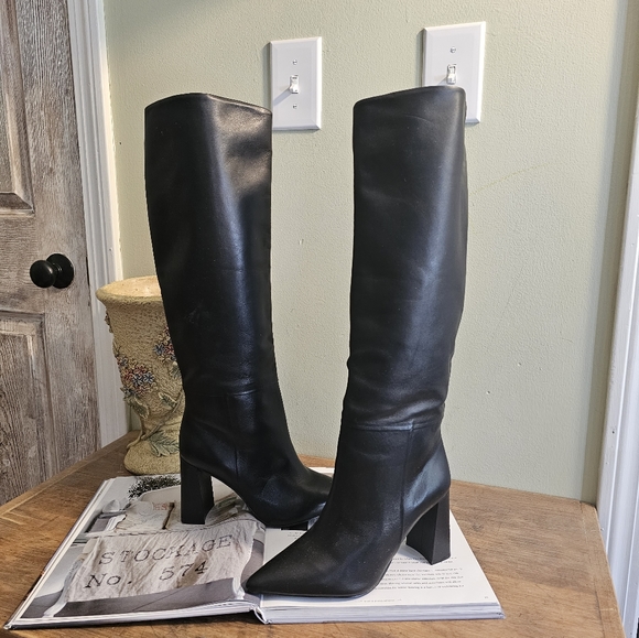 Steve Madden Shoes - Steve Madden Ally Black Leather Boots